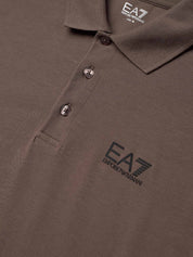 Polo Marrone Ea7 Emporio Armani