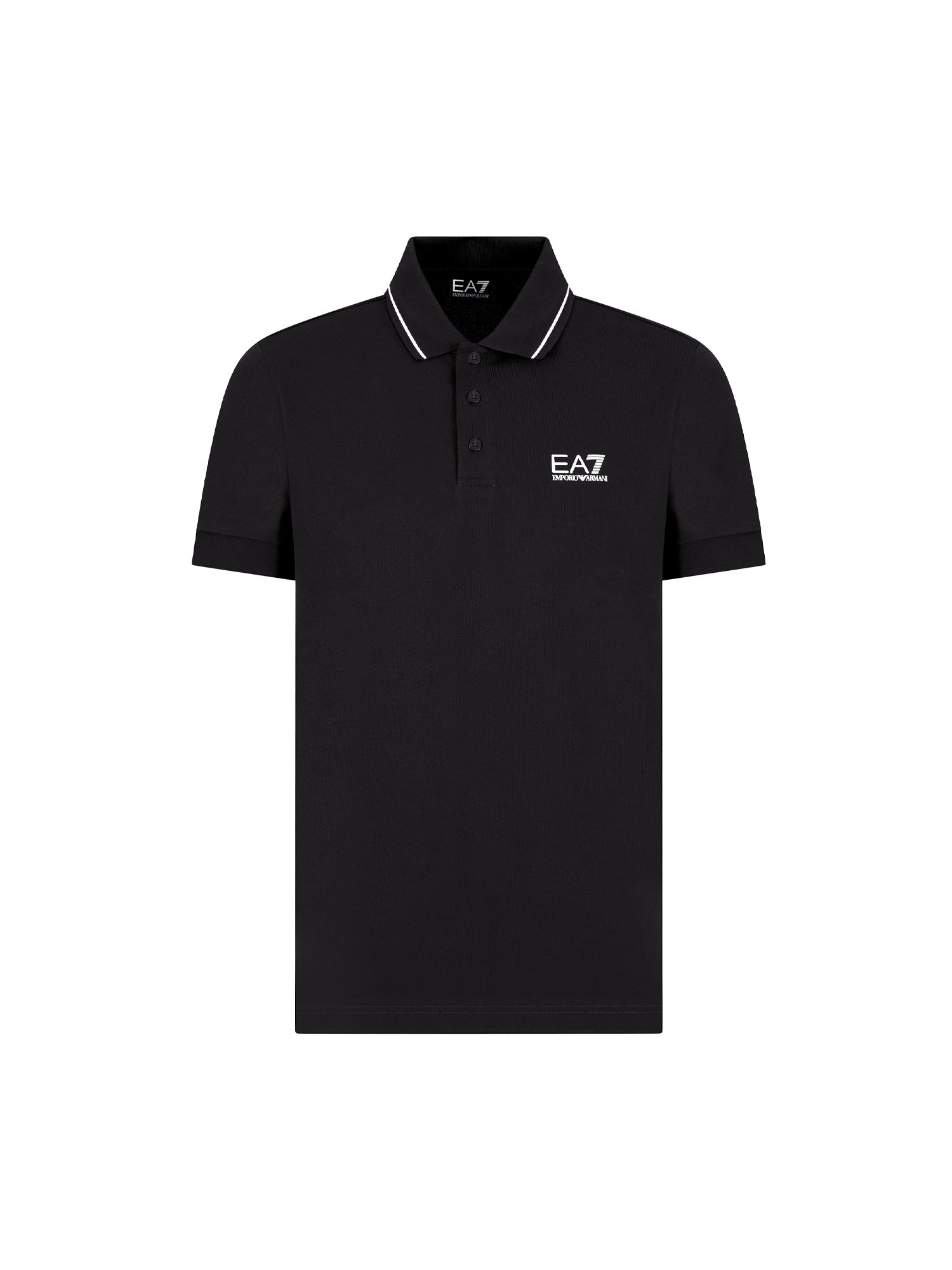Polo Nero Ea7 Emporio Armani