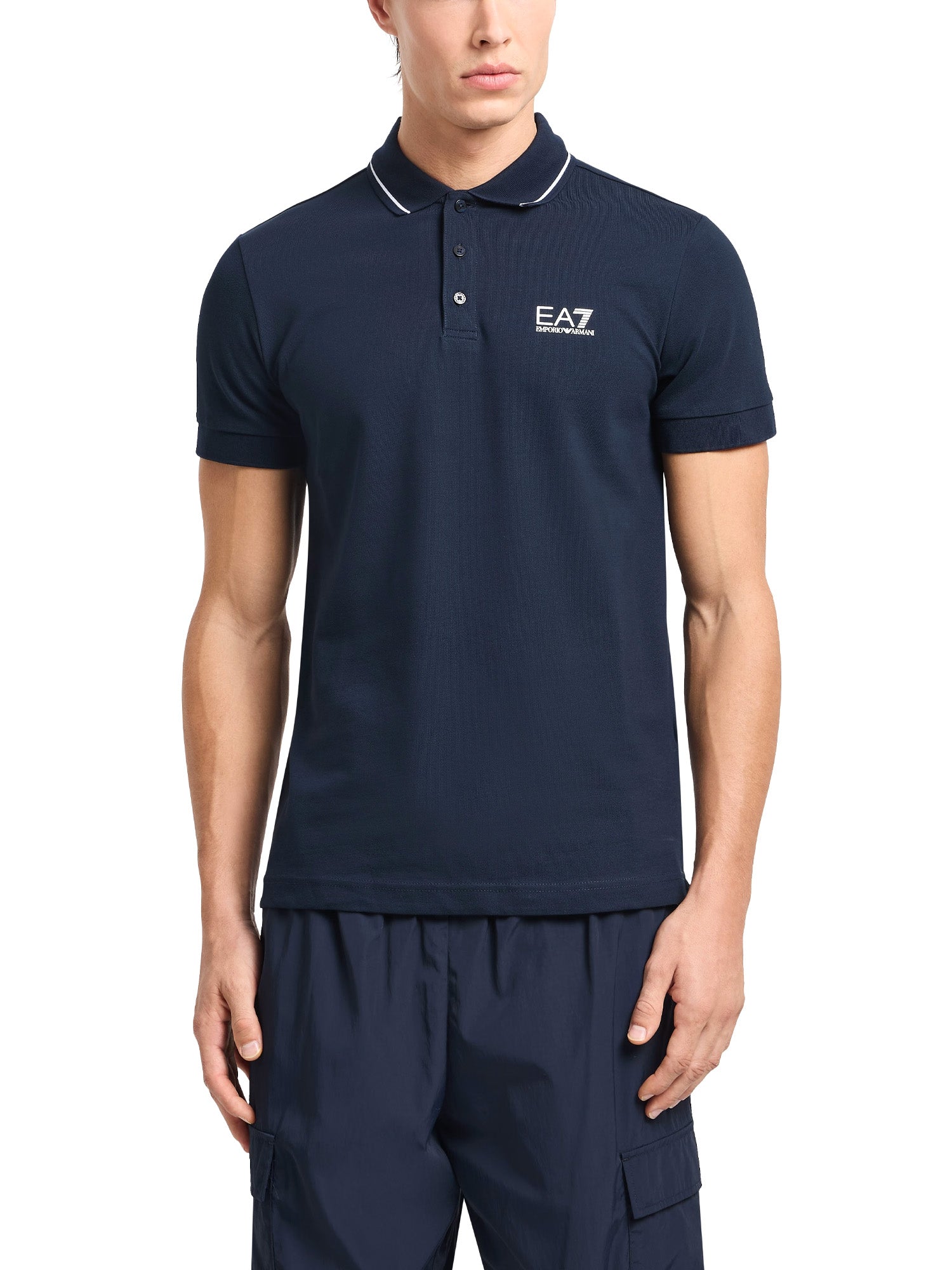 Polo Blu Ea7 Emporio Armani