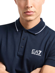 Polo Blu Ea7 Emporio Armani