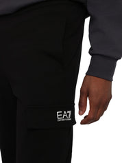 Pantaloni sportivi Nero Ea7 Emporio Armani
