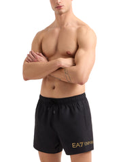 Costumi Nero Ea7 Emporio Armani