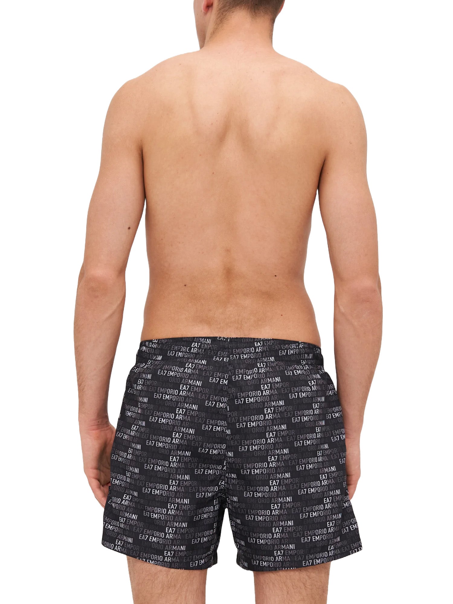 Costumi Nero Ea7 Emporio Armani