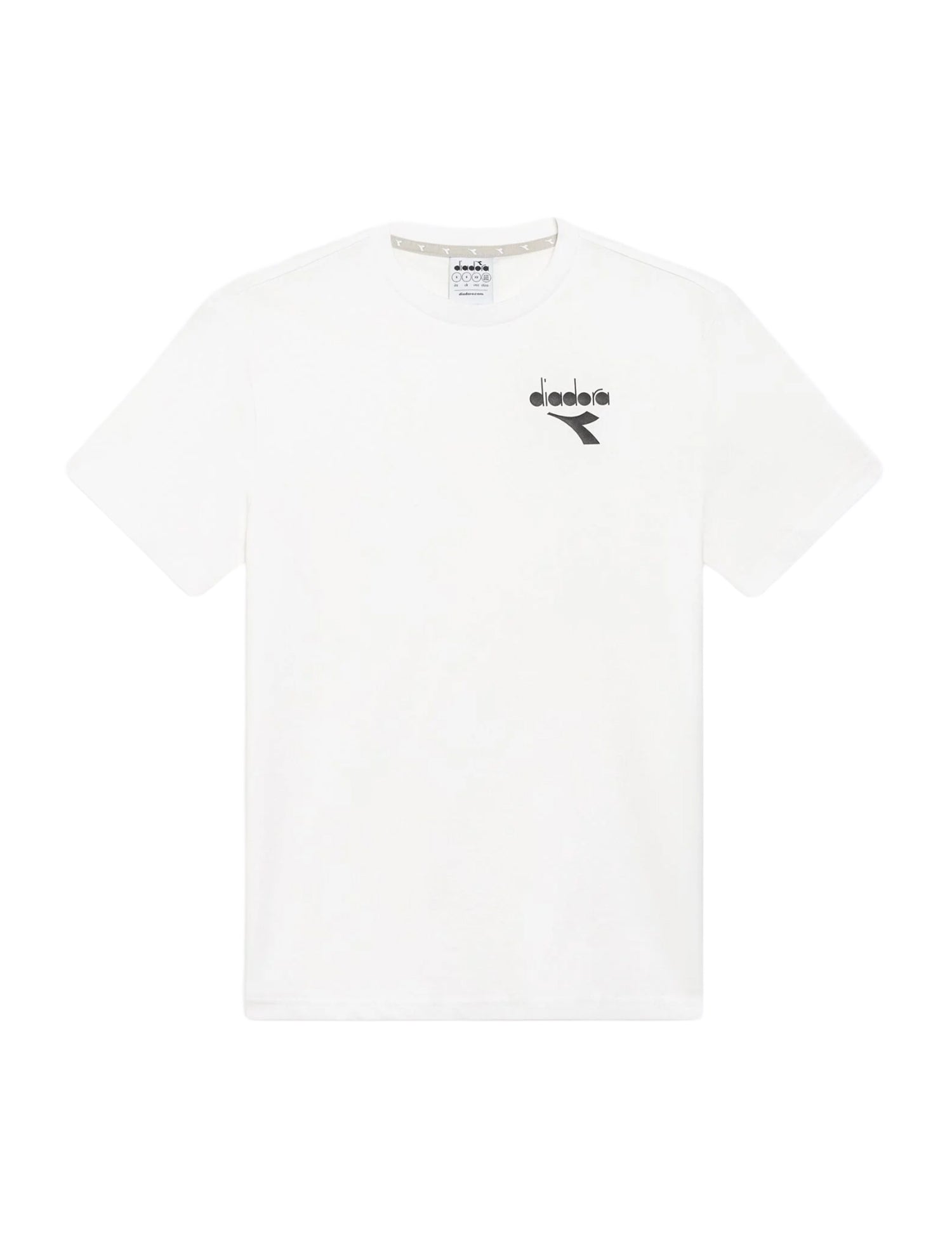 T-shirt Bianco Nero Diadora