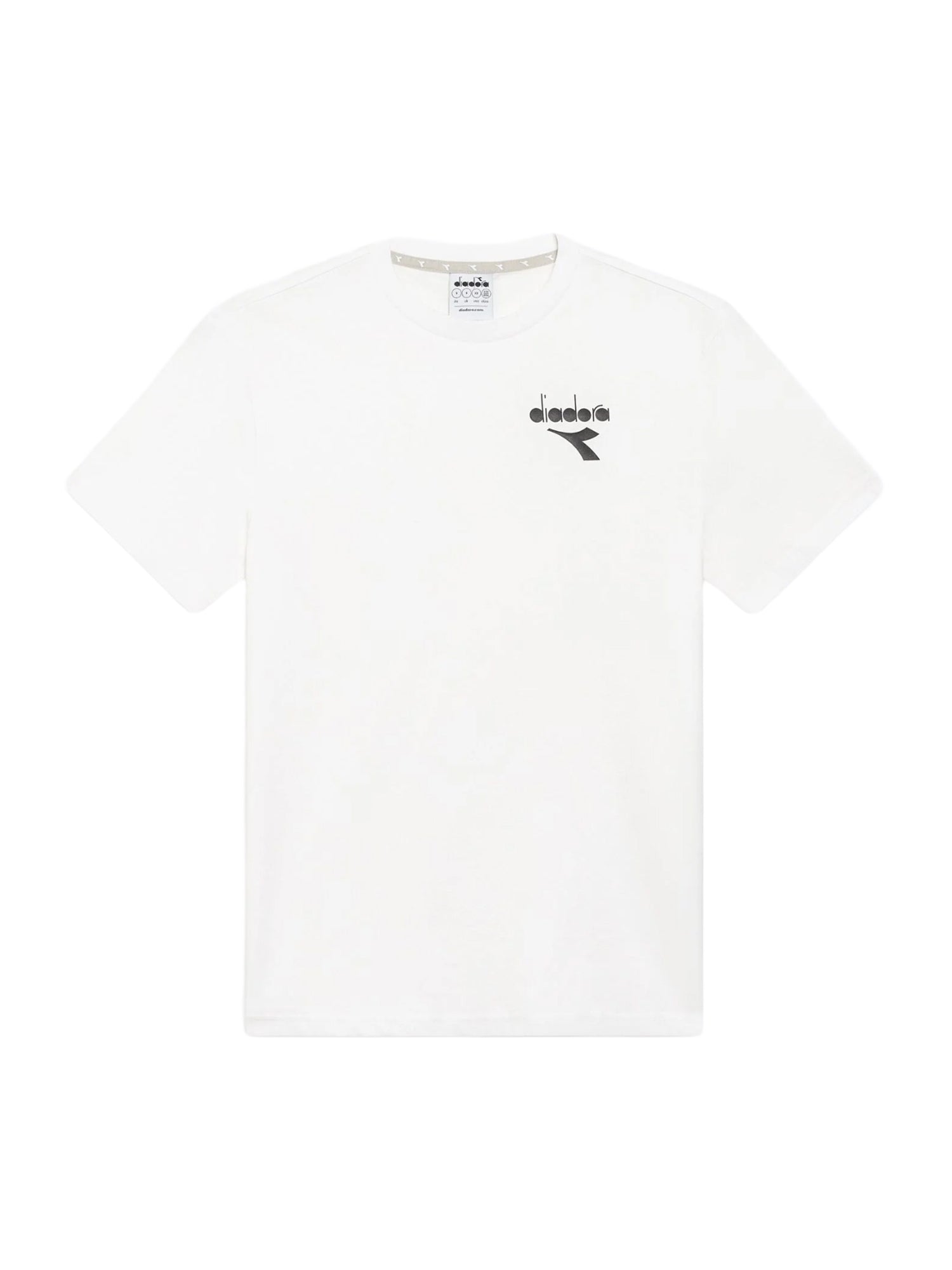 T-shirt Bianco Nero Diadora