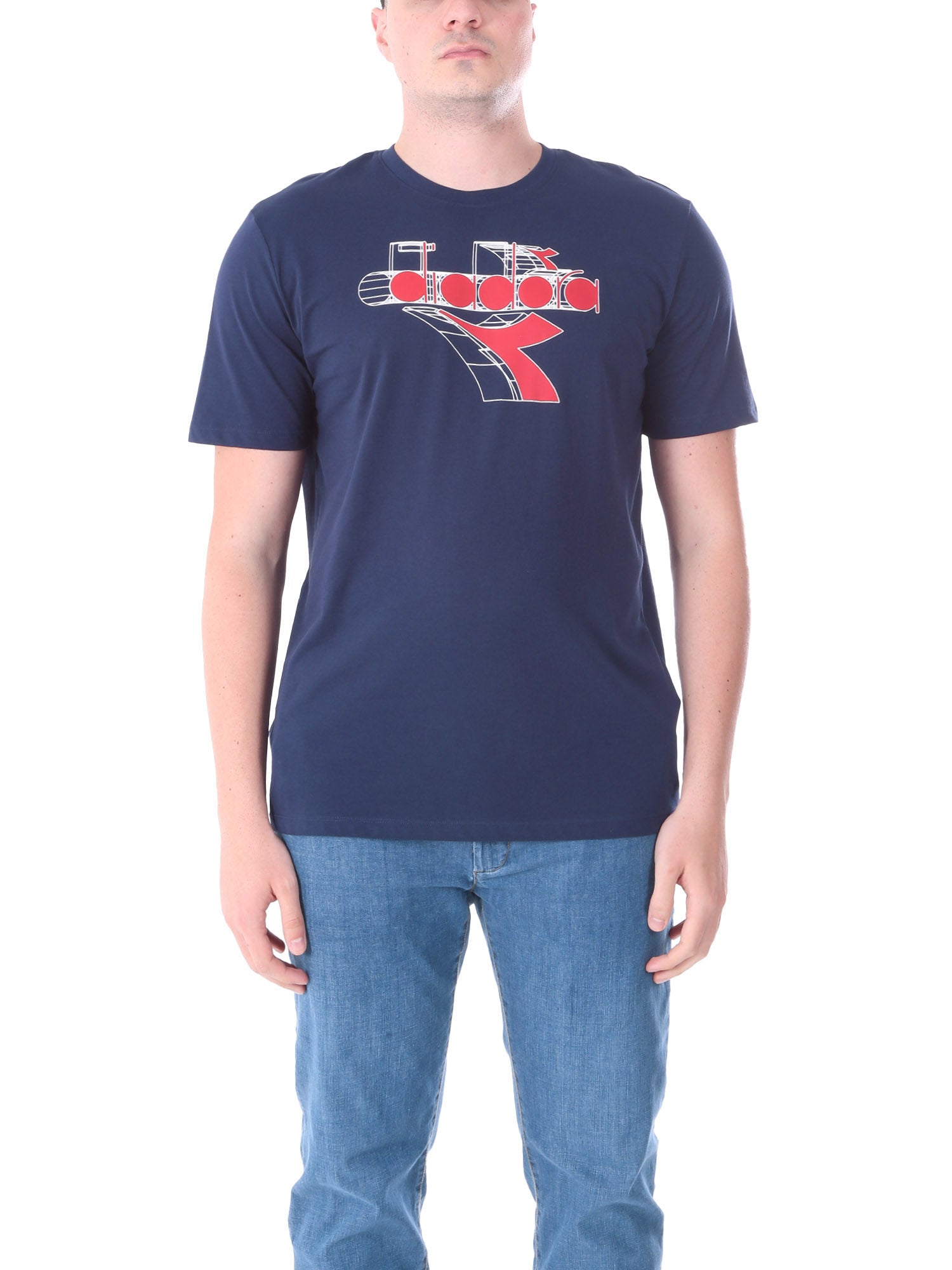 T-shirt Blu Diadora