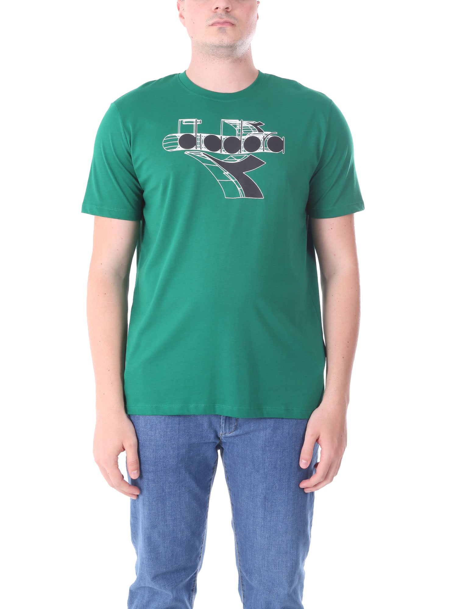 T-shirt Verde Diadora