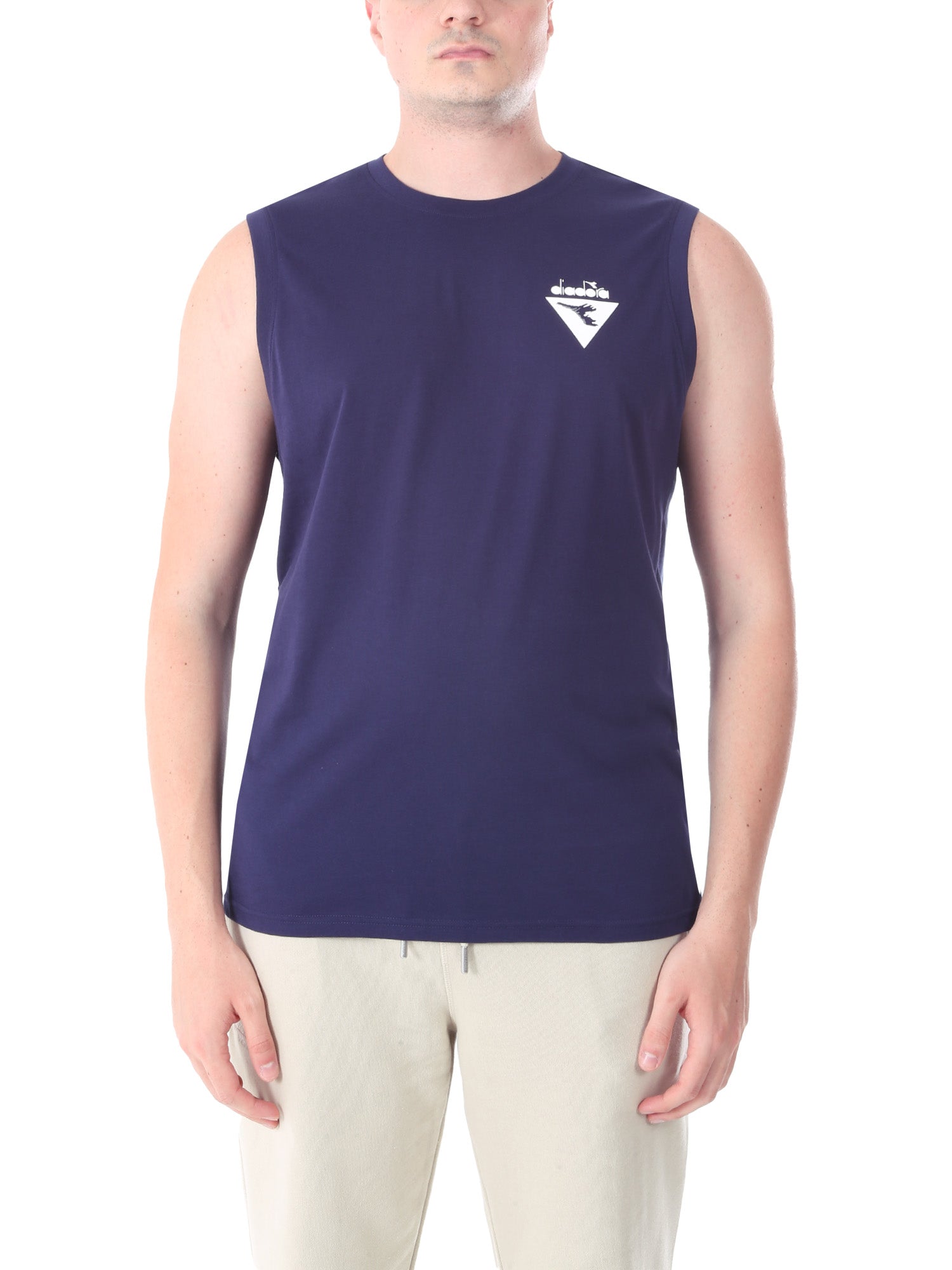 Top e canotte Blu Diadora