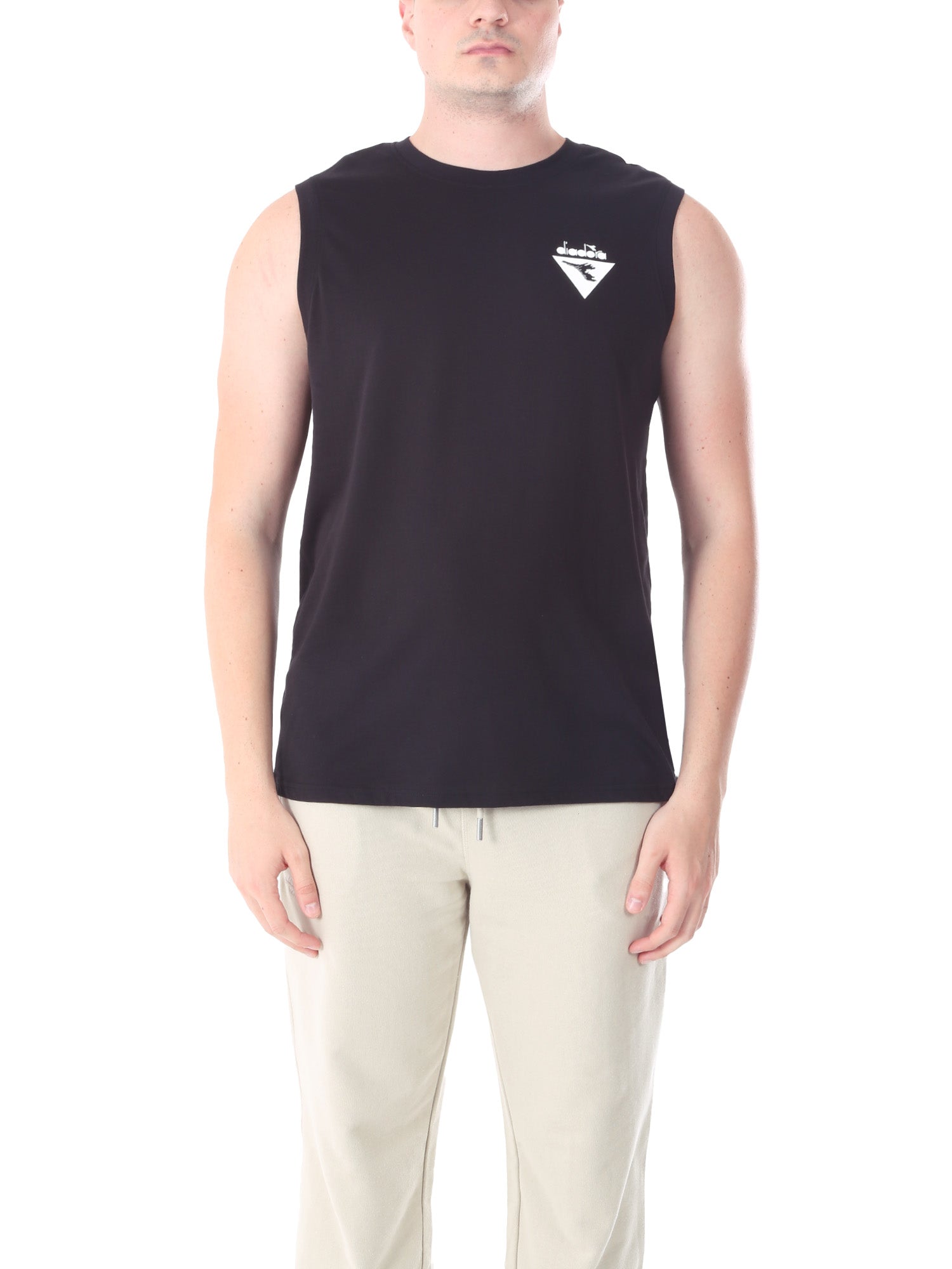 Top e canotte Nero Diadora