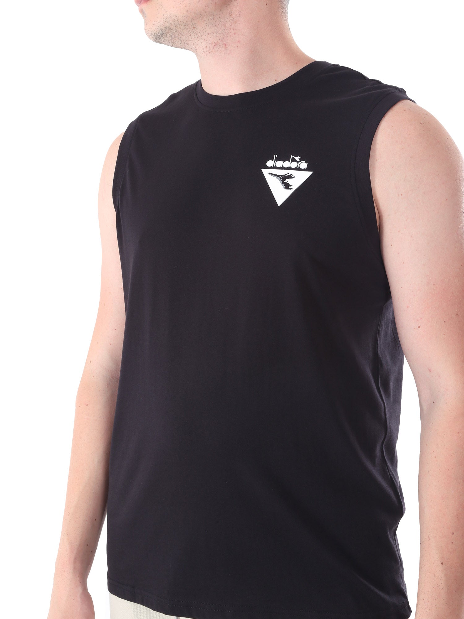 Top e canotte Nero Diadora