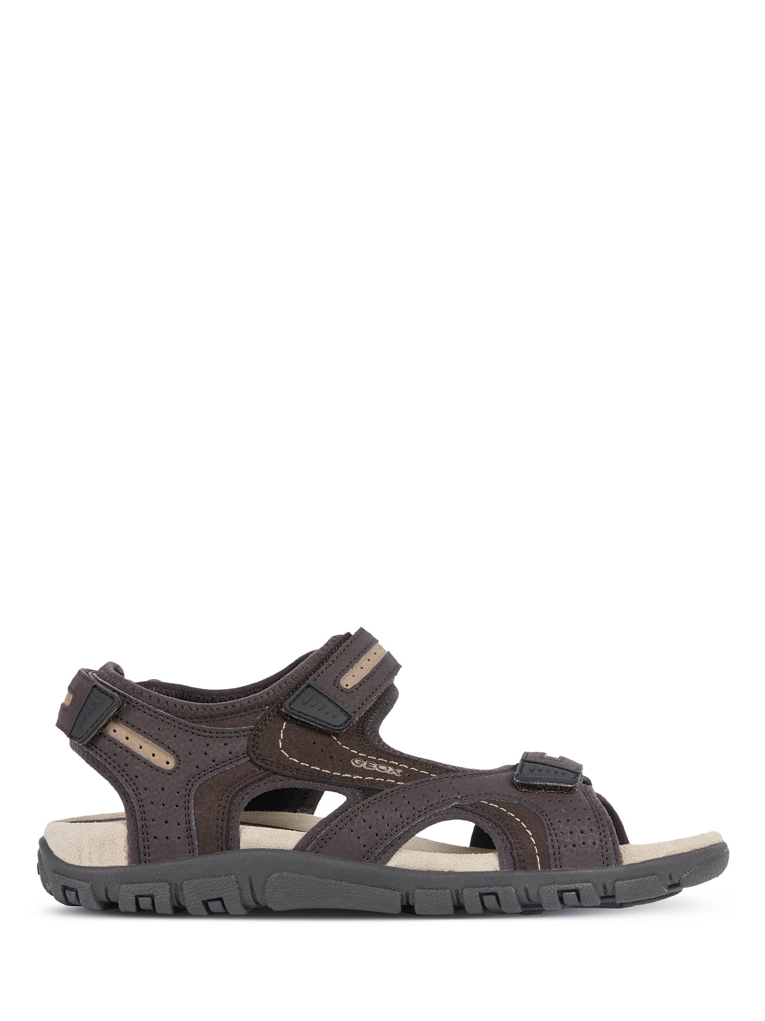 Sandali con strappi Marrone Geox