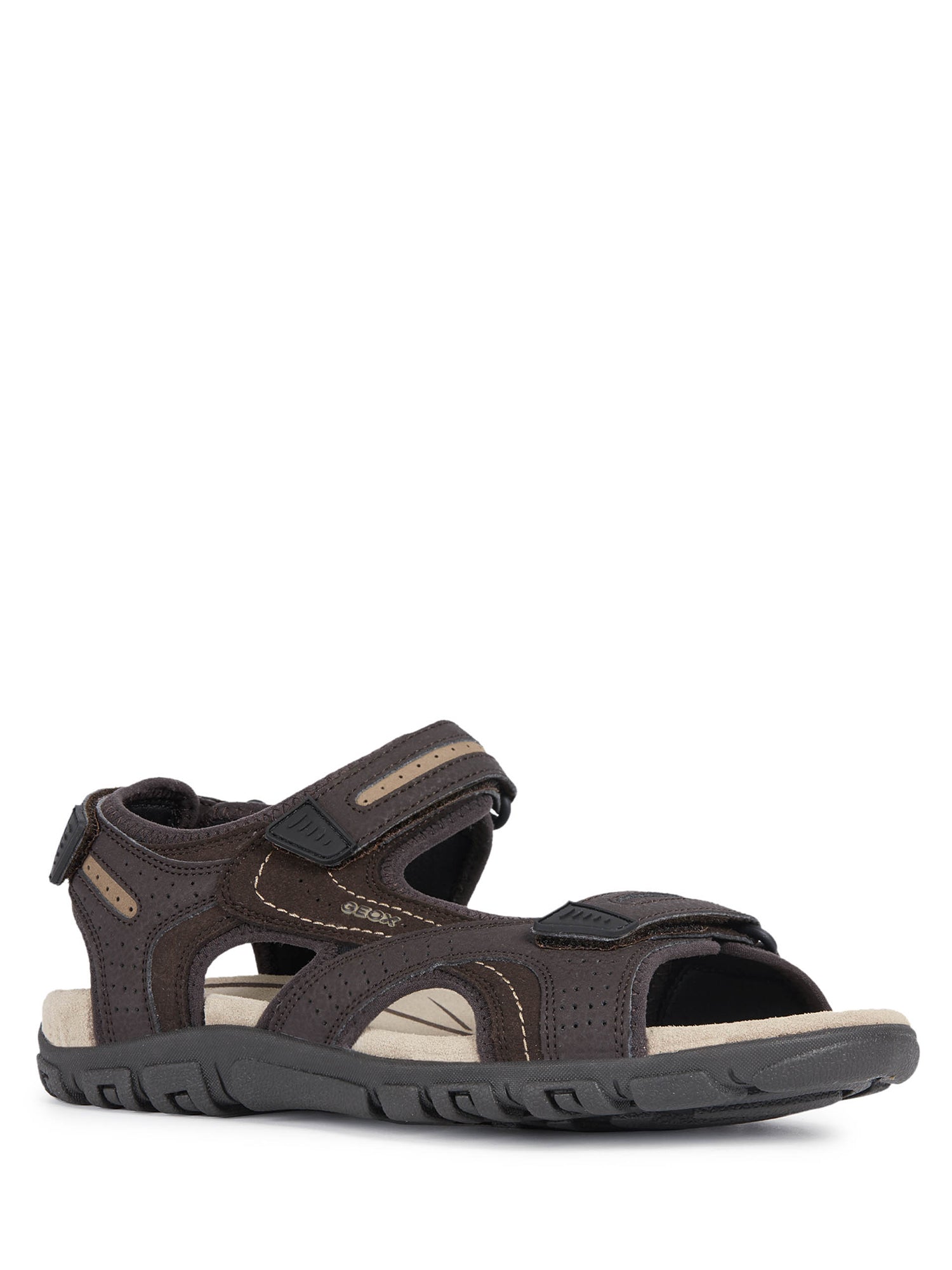 Sandali con strappi Marrone Geox