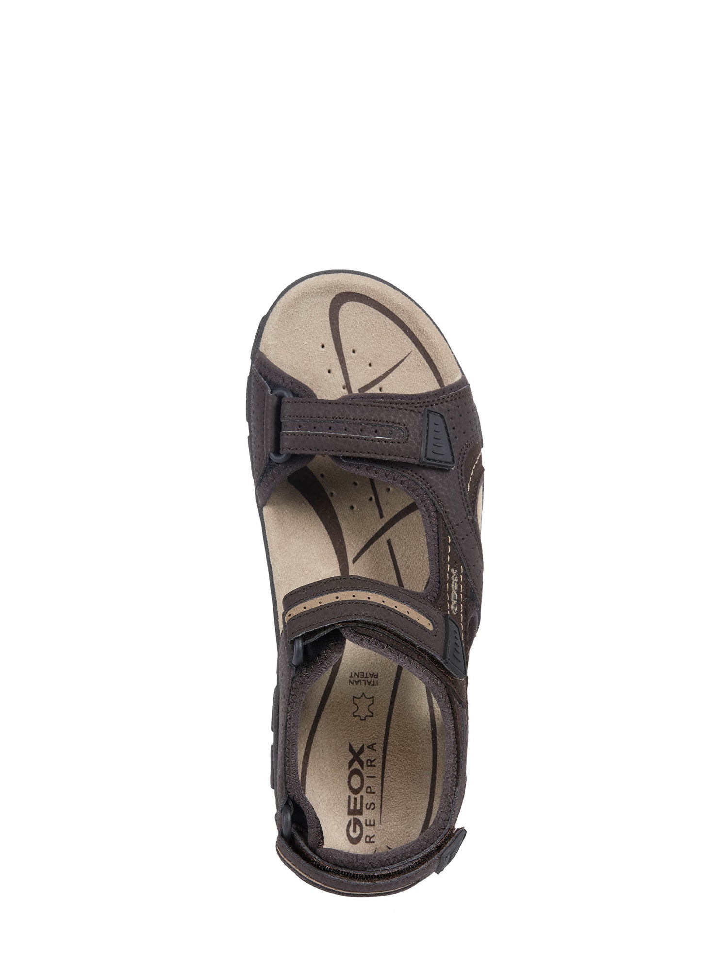 Sandali con strappi Marrone Geox