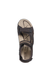 Sandali con strappi Marrone Geox