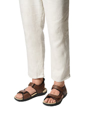 Sandali con strappi Marrone Geox