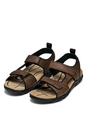 Sandali con strappi Marrone Geox