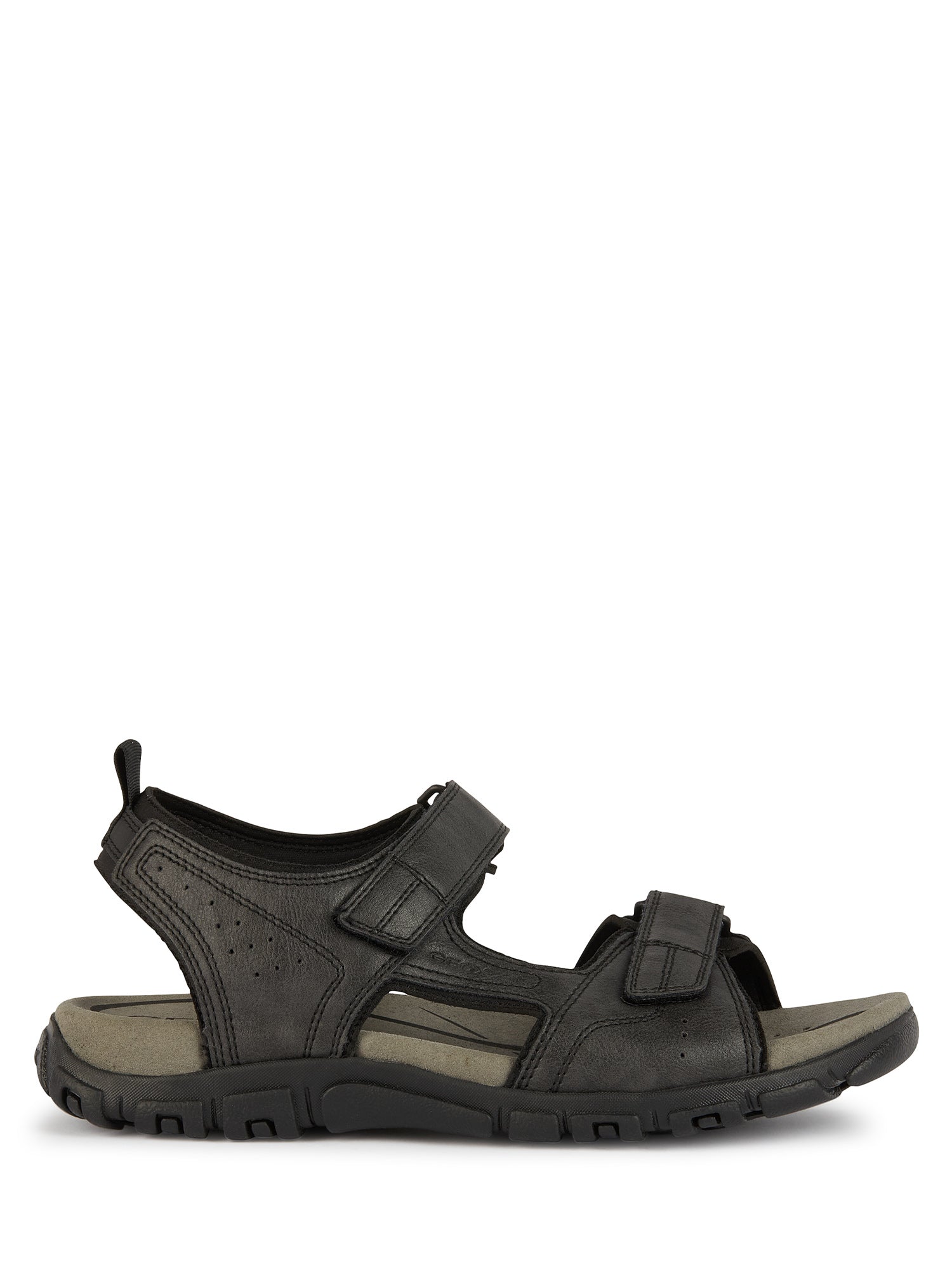 Sandali con strappi Nero Geox