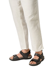 Sandali con strappi Nero Geox