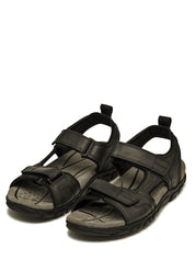 Sandali con strappi Nero Geox