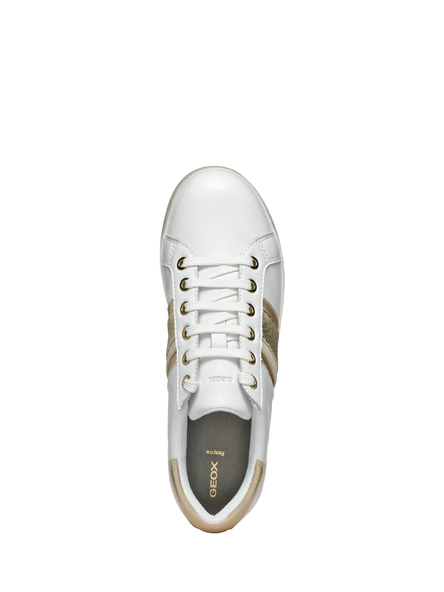 Sneakers Bianco Oro Geox