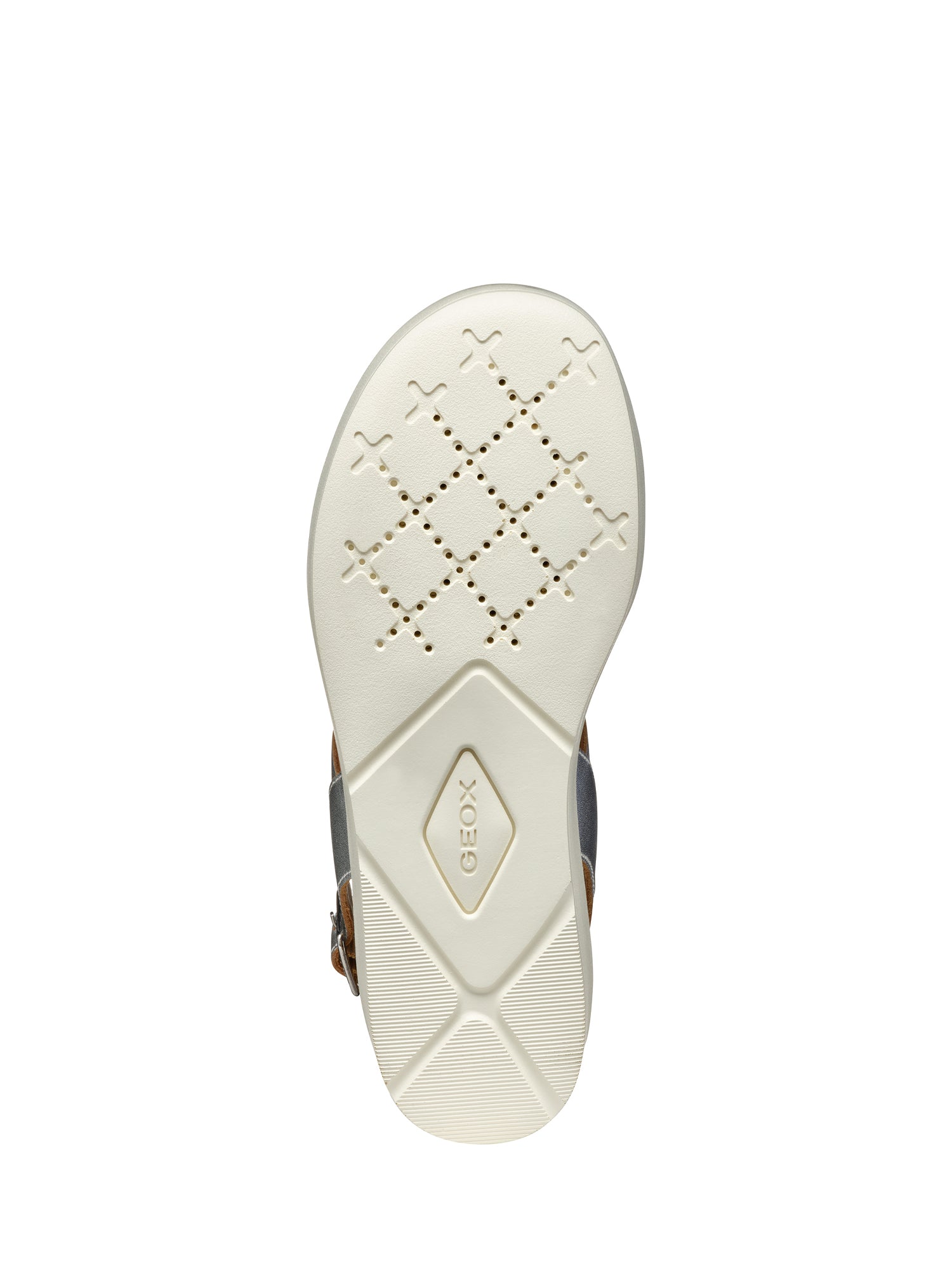 Sandali zeppa Argentato Geox