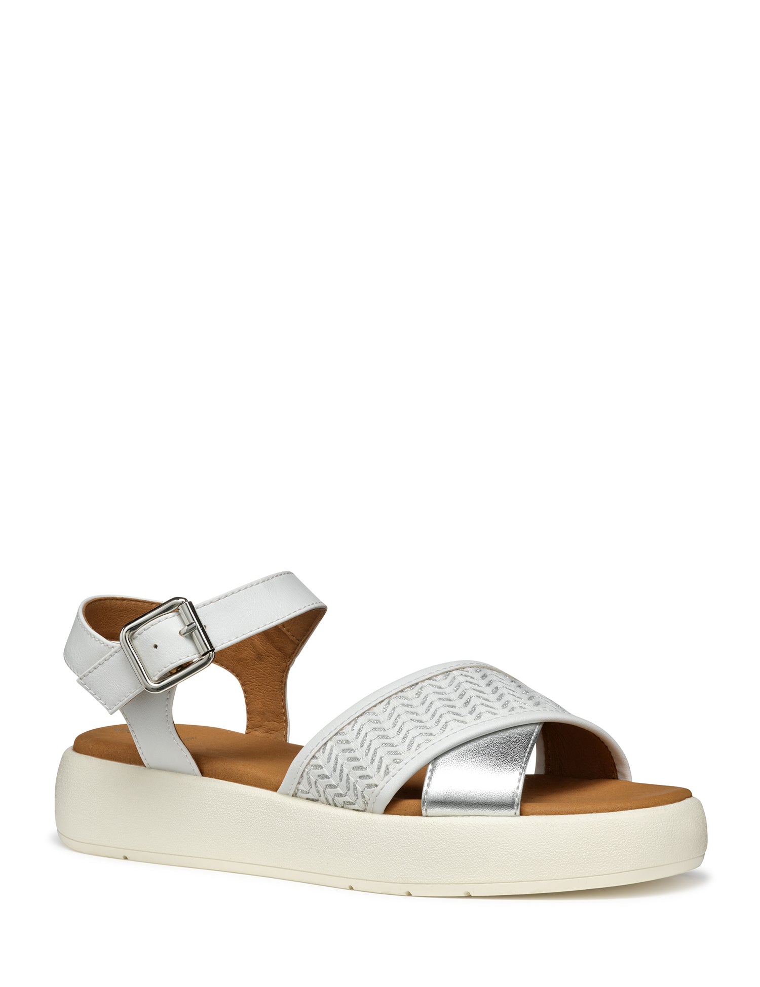 Sandali zeppa Bianco Geox