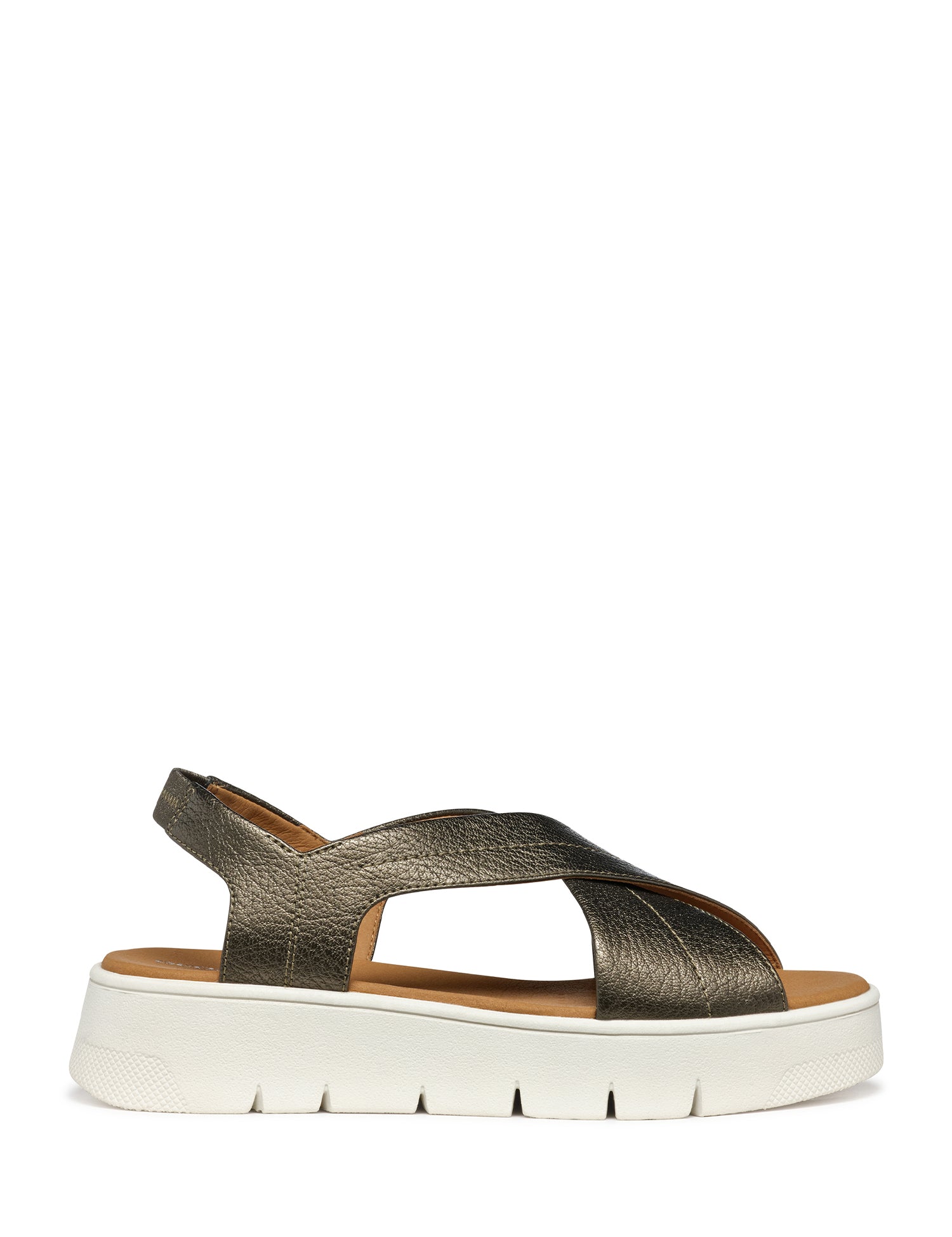 Sandali zeppa Verde Geox