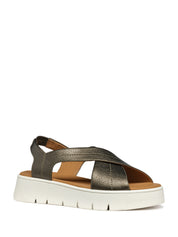 Sandali zeppa Verde Geox