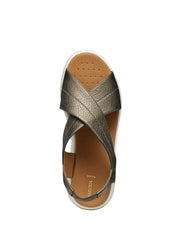 Sandali zeppa Verde Geox