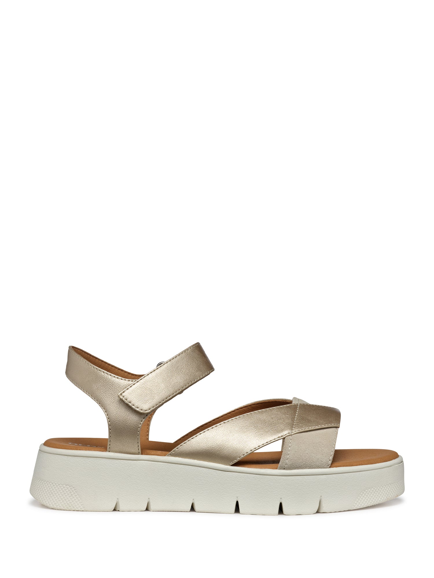 Sandali con strappi Dorato Geox