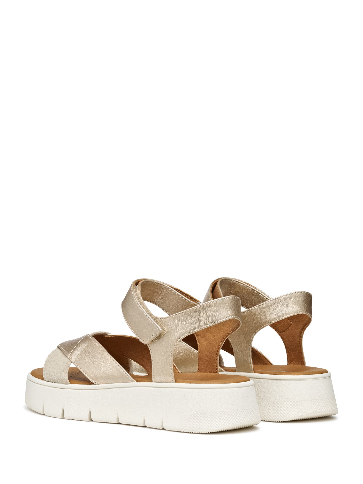 Sandali con strappi Dorato Geox