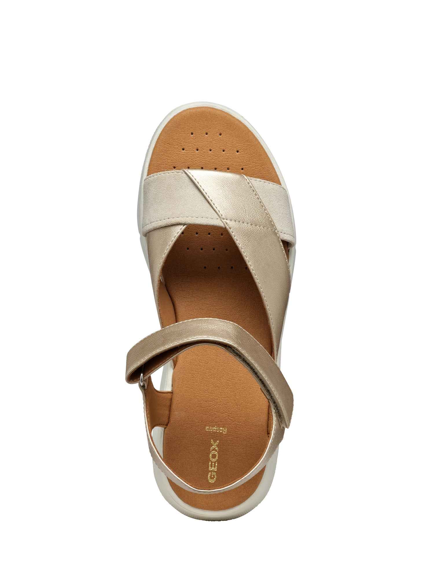 Sandali con strappi Dorato Geox