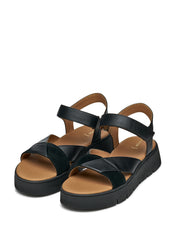 Sandali con strappi Nero Geox