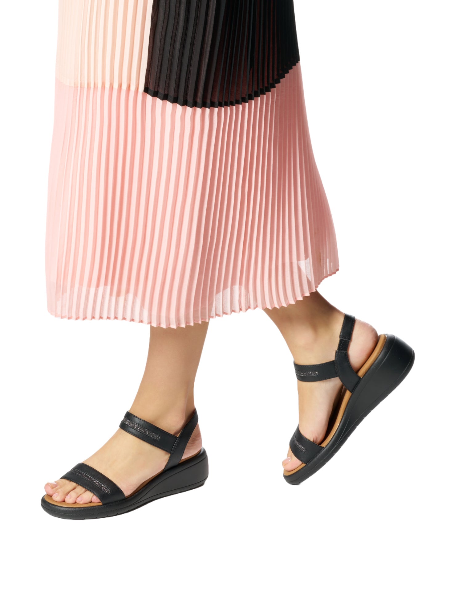 Sandali zeppa Nero Geox