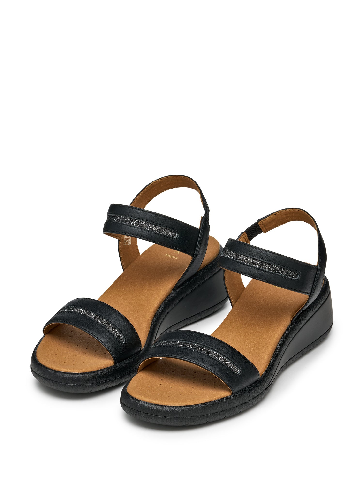 Sandali zeppa Nero Geox