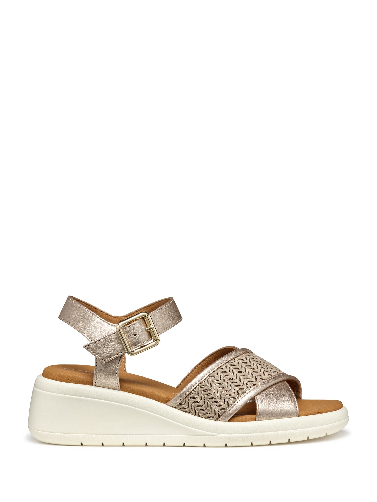 Sandali zeppa Beige Geox