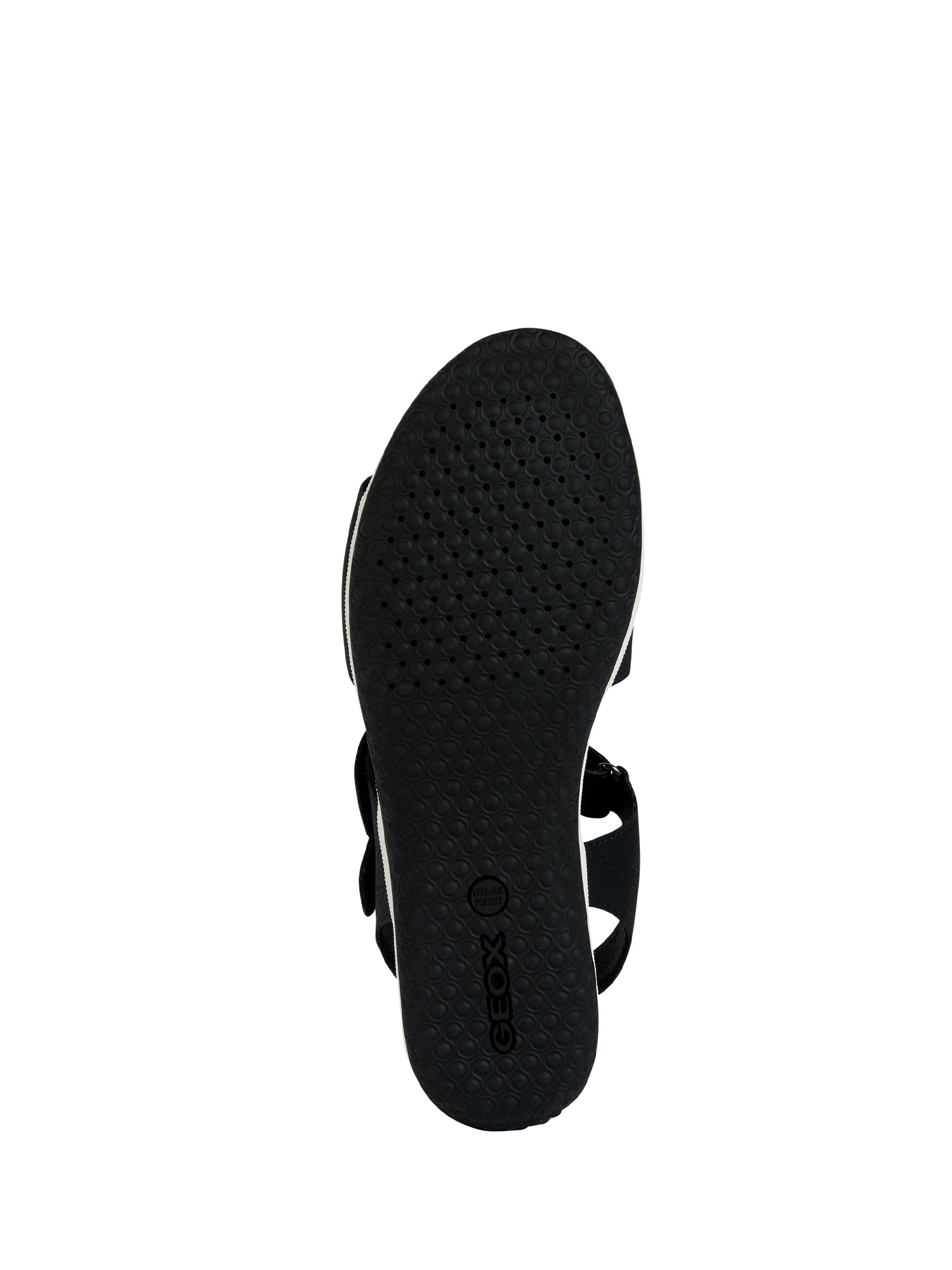 Sandali con strappi Nero Geox