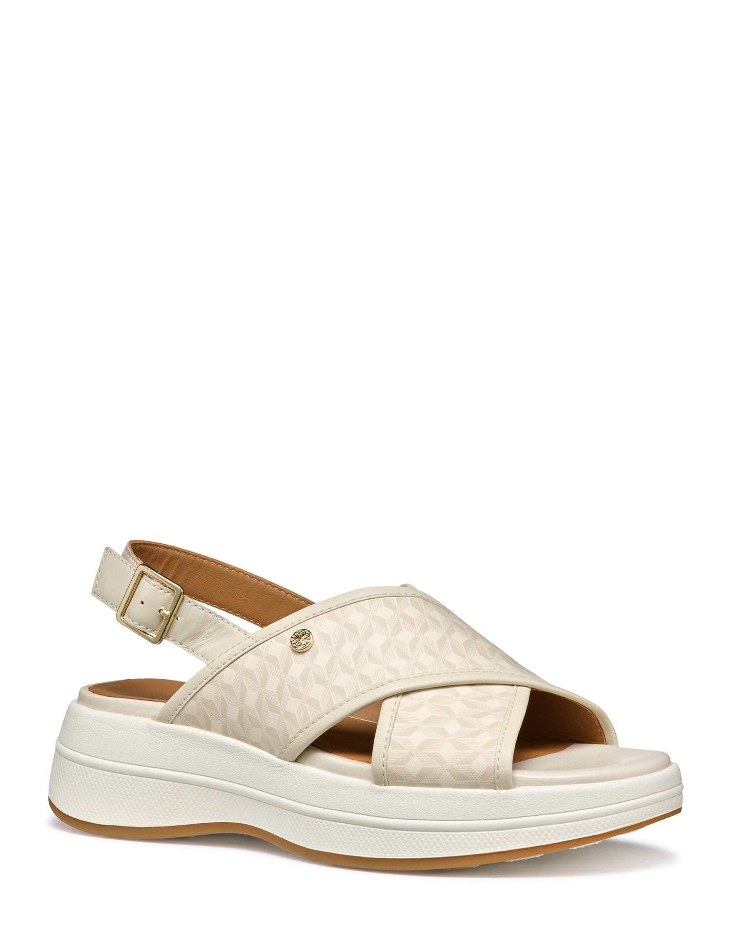 Sandali zeppa Beige Geox