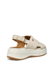 Sandali zeppa Beige Geox