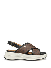 Sandali zeppa Marrone Geox