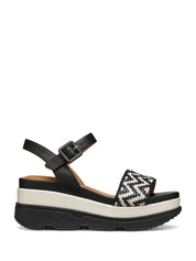 Sandali zeppa Nero Geox