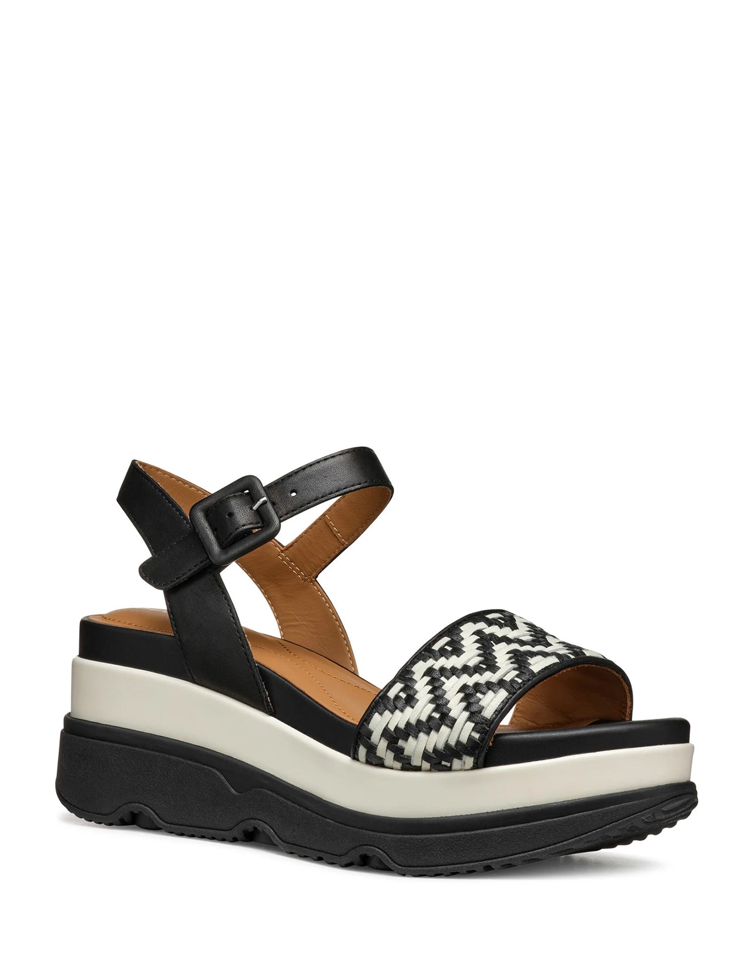 Sandali zeppa Nero Geox