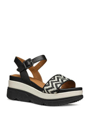 Sandali zeppa Nero Geox