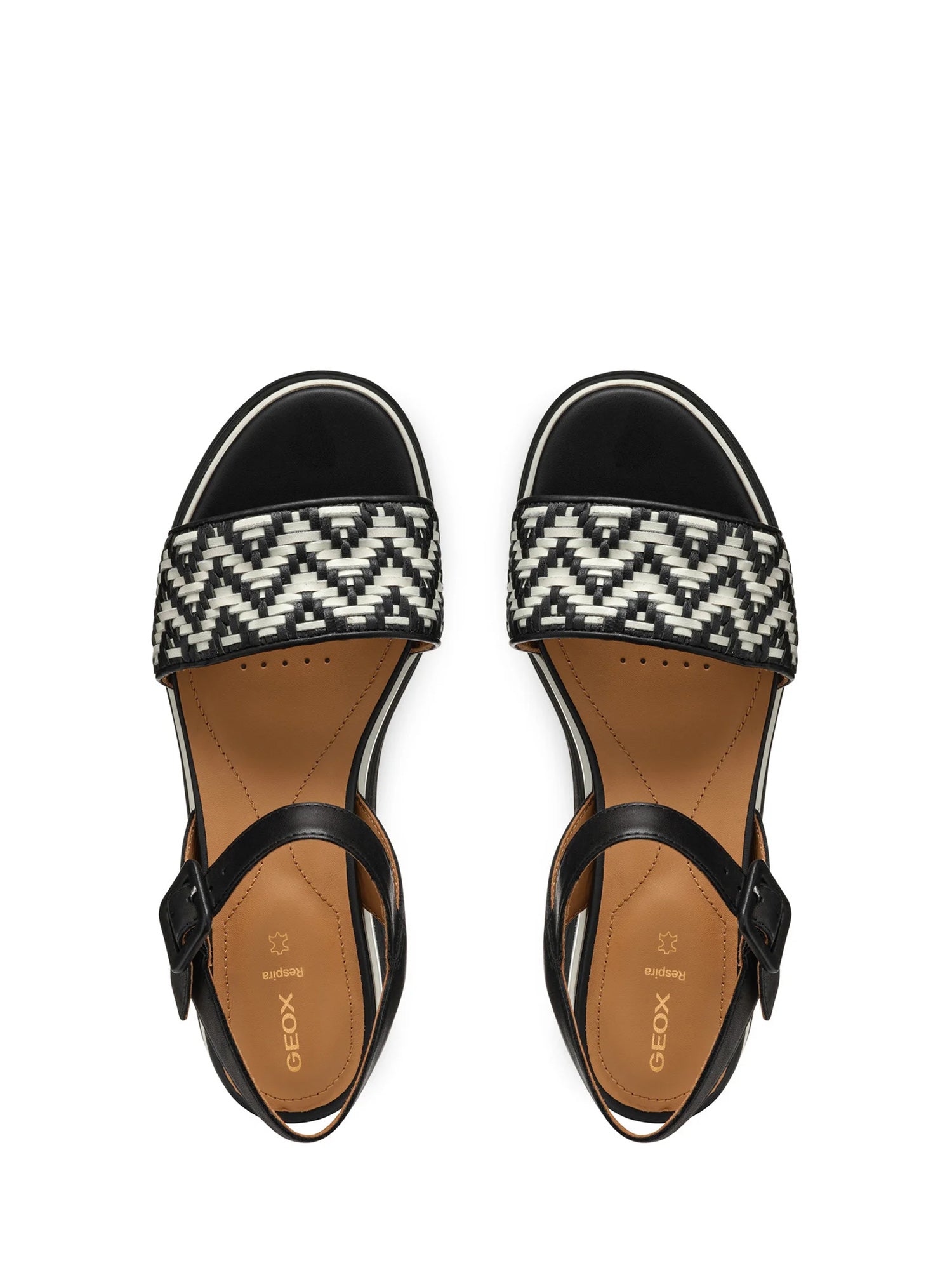 Sandali zeppa Nero Geox