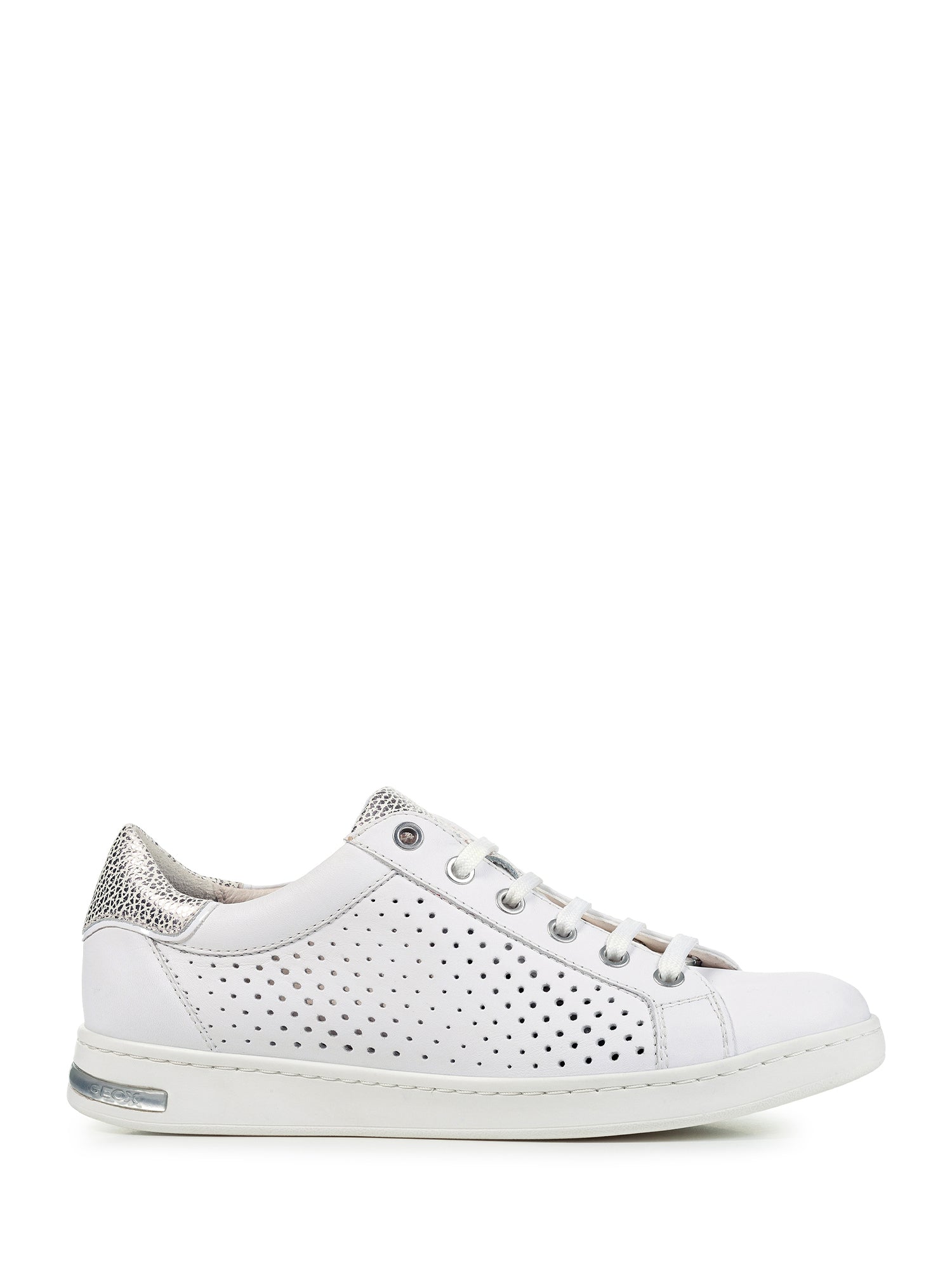 Sneakers Bianco Argento Geox