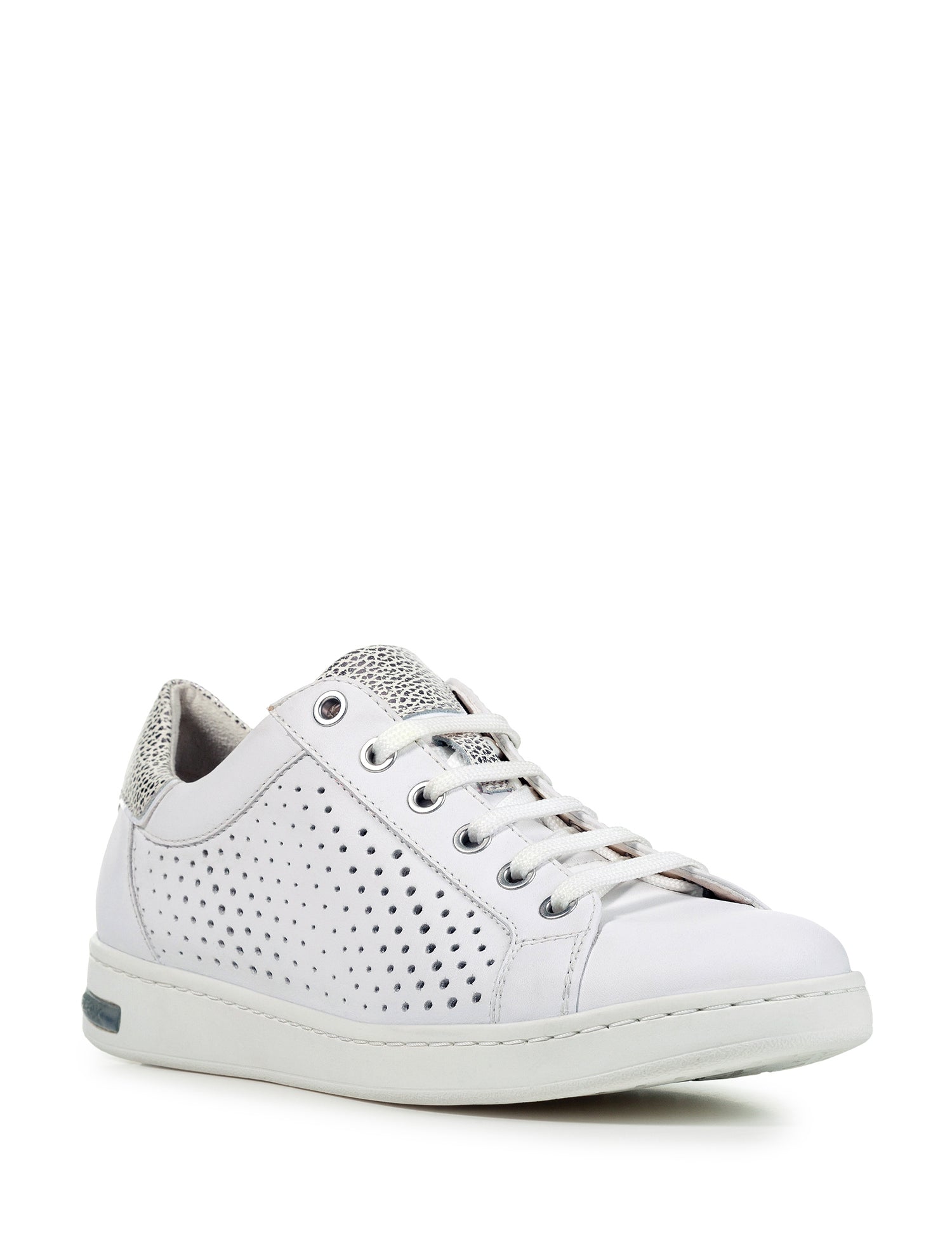 Sneakers Bianco Argento Geox