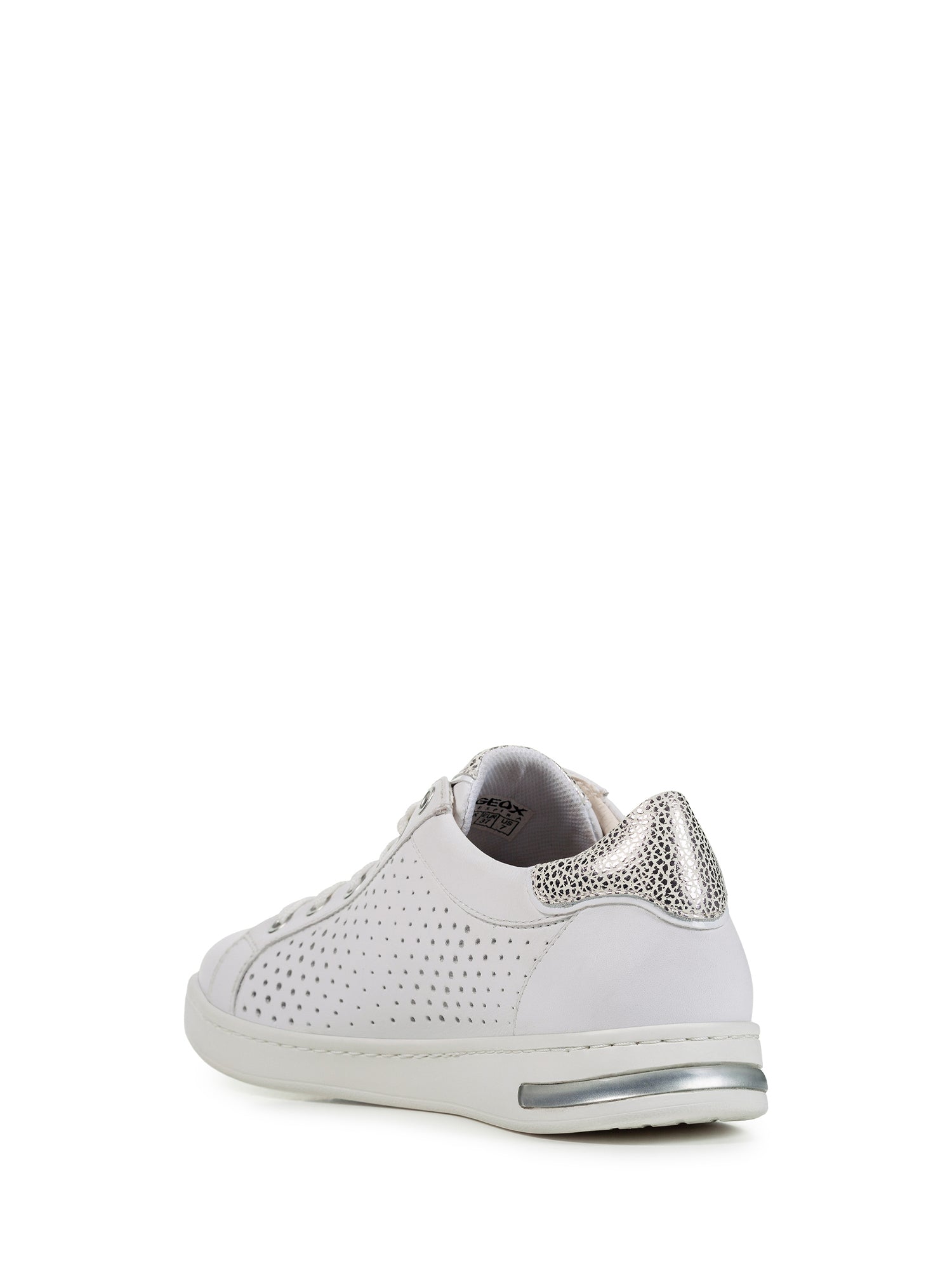 Sneakers Bianco Argento Geox