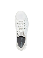 Sneakers Bianco Argento Geox