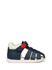 Sandali con strappi Blu Geox