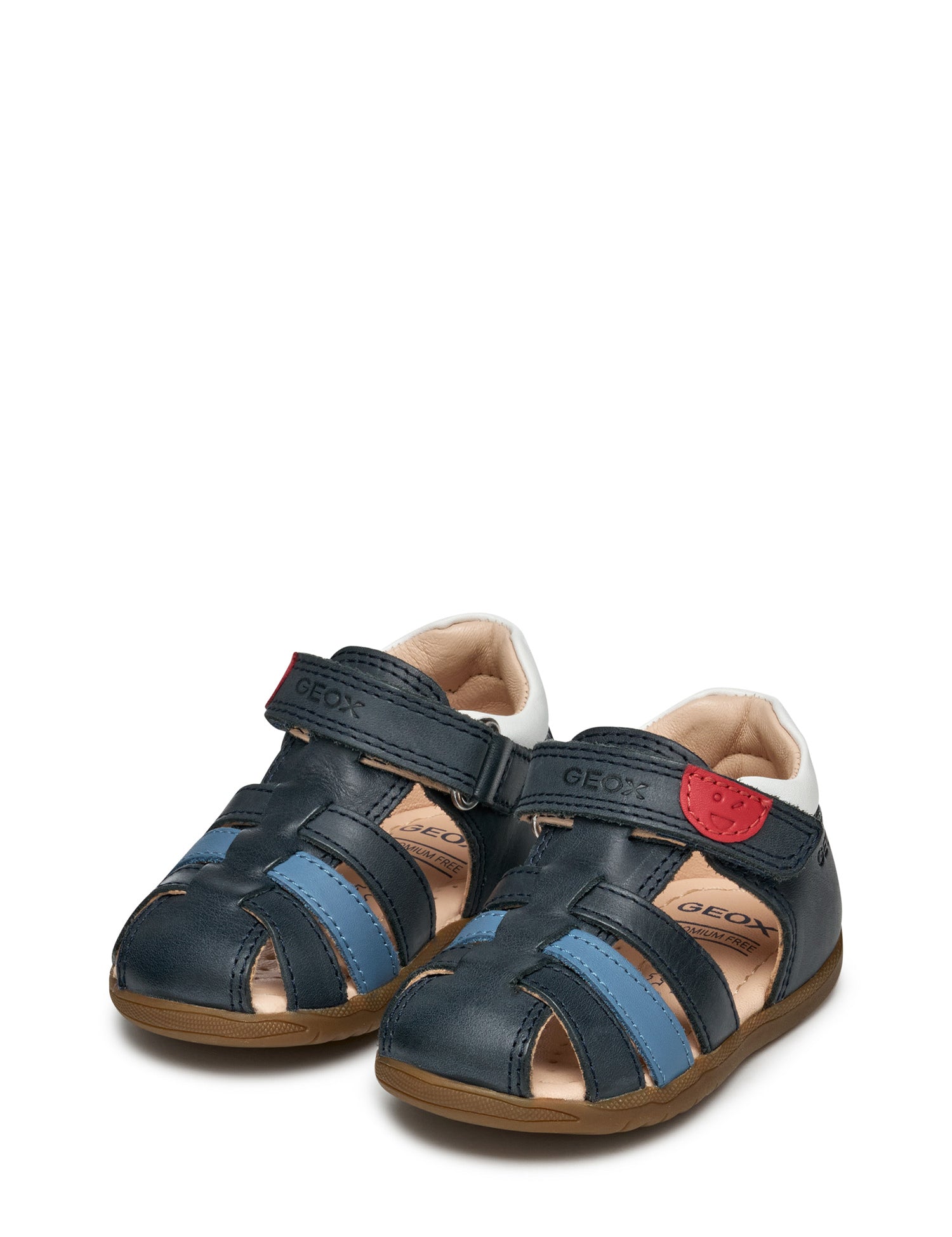 Sandali con strappi Blu Geox